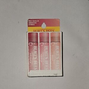 Burt's Bees Lip Balm Trio - Red Dahlia, Hibiscus, Zinnia